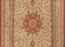 Persian Qum Ahmadi Beige Rust
